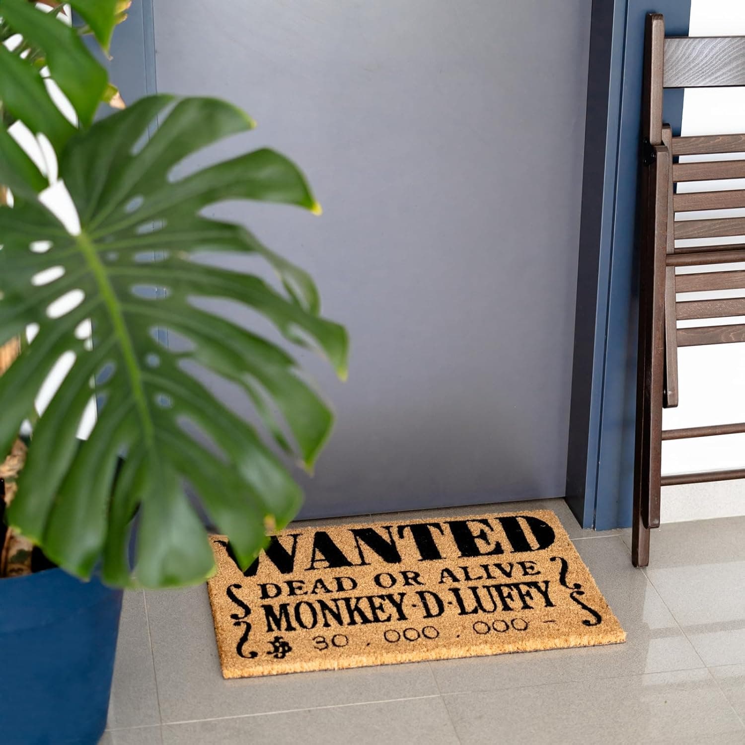 Tapete de Entrada Monkey D. Luffy Wanted